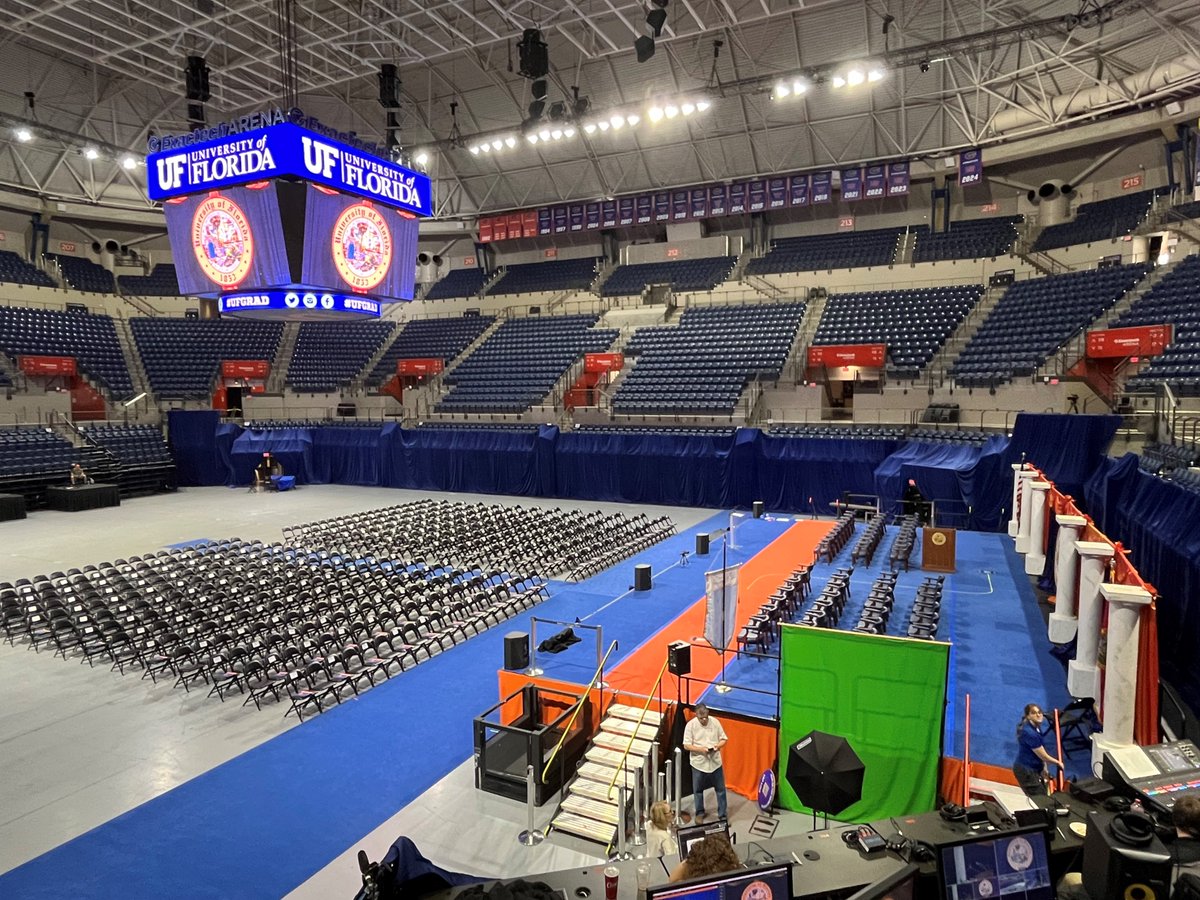 Commencement weekend is almost here!🎓 We’re gearing up for an unforgettable celebration of the class of 2025 at the Stephen C. O’Connell Center. #ufgrad #500kGators