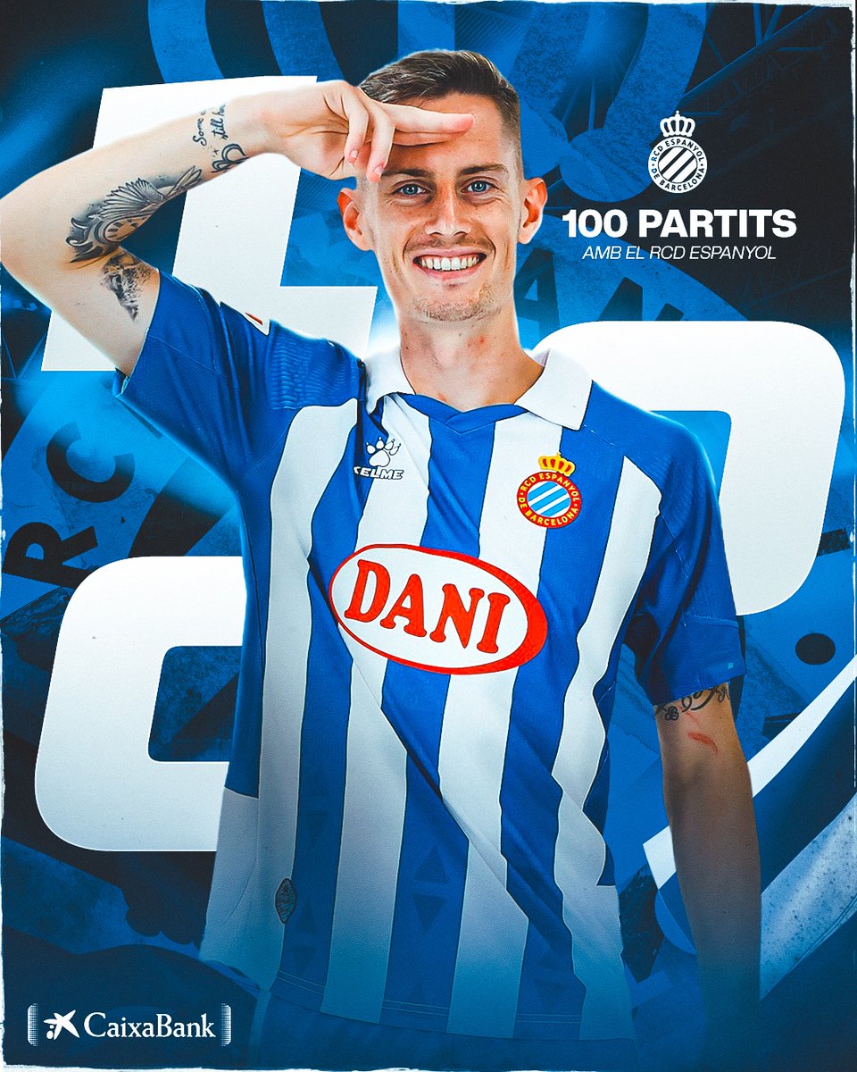 RCD Espanyol de Barcelona (@rcdespanyol) on Twitter photo 🧤 Avui, <a href="/lozanopol26/">Pol Lozano</a> arriba als 𝟏𝟎𝟎 𝐩𝐚𝐫𝐭𝐢𝐭𝐬 oficials amb el primer equip! Enhorabona Pol! 👏
#RCDE #La21 #EspanyolBarça 🧤 Avui, <a href="/lozanopol26/">Pol Lozano</a> arriba als 𝟏𝟎𝟎 𝐩𝐚𝐫𝐭𝐢𝐭𝐬 oficials amb el primer equip! Enhorabona Pol! 👏
#RCDE #La21 #EspanyolBarça