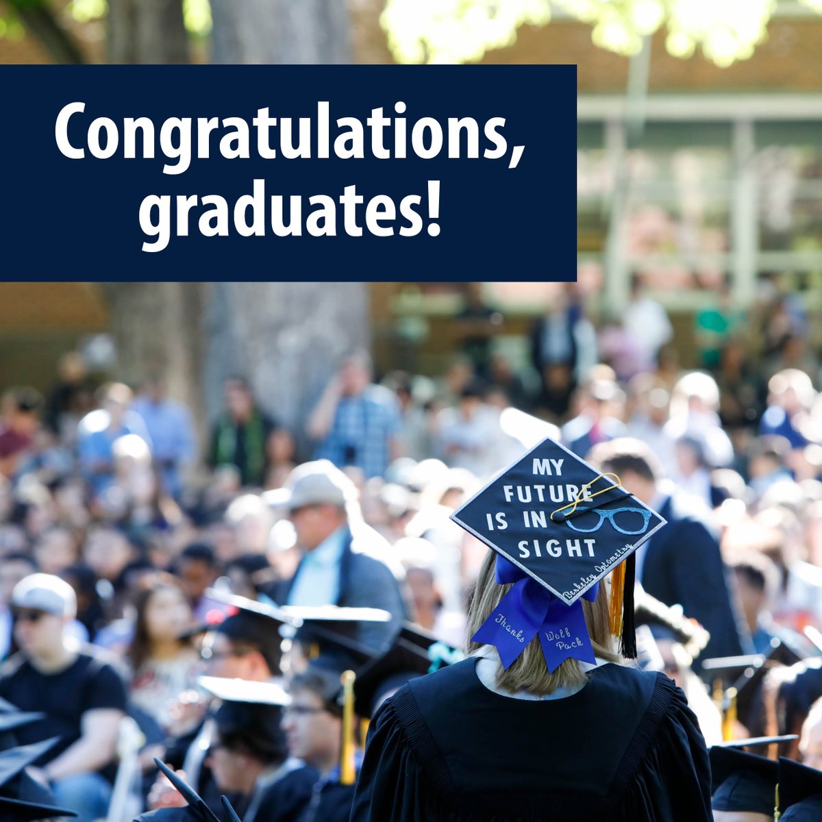 Congratulations spring 2025 graduates! GO PACK! 

#Classof2025 #GradsofthePack
