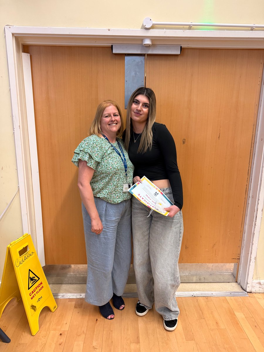 Just lovely to see the connection that students have made with their tutors through this personalised support in their final year.