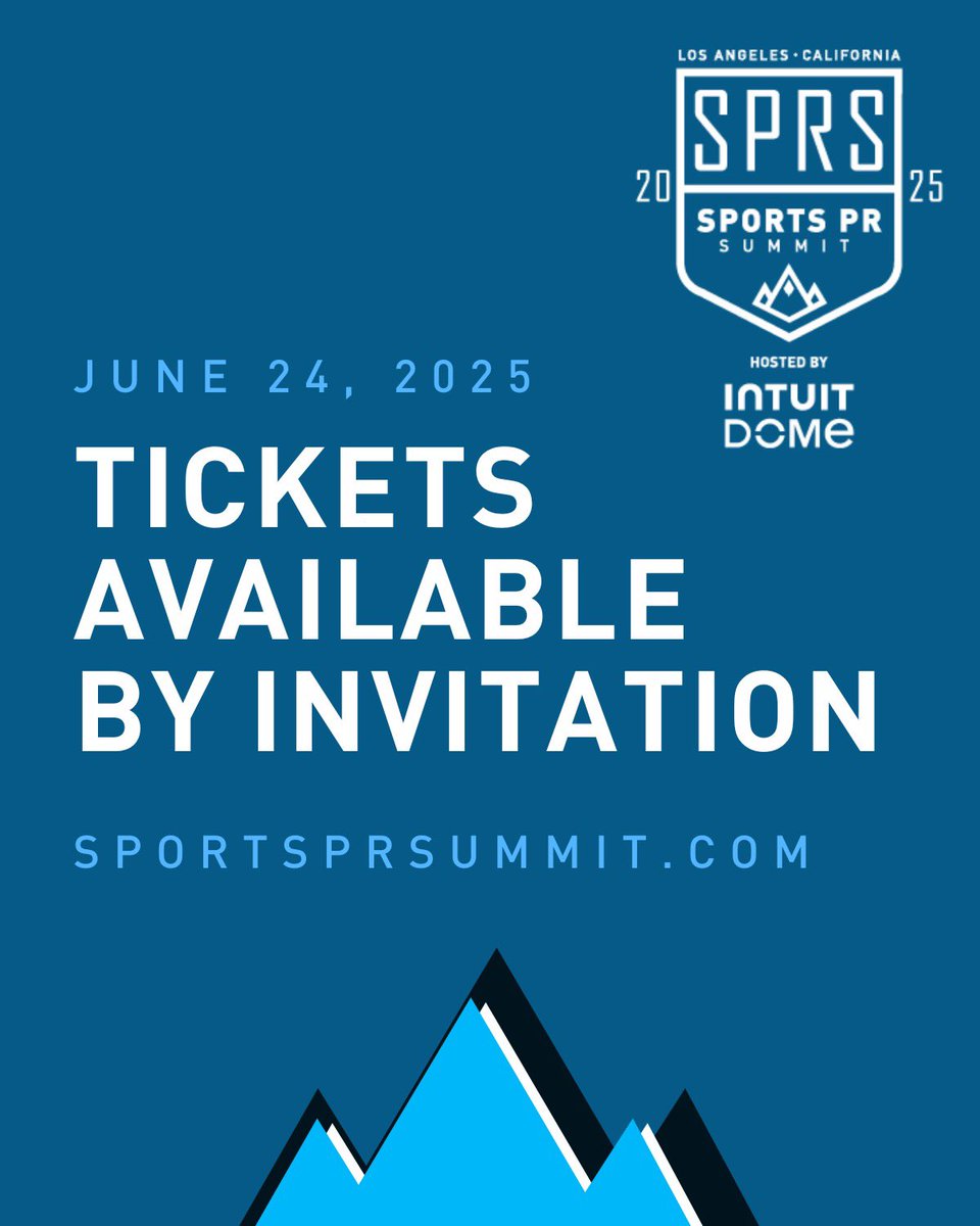 #PR leaders of <a href="/Commanders/">Washington Commanders</a>, <a href="/cavs/">Cleveland Cavaliers</a>, <a href="/NBCSportsPR/">NBC Sports PR</a>, <a href="/Wasserman/">Wasserman</a>, <a href="/NFL/">NFL</a>, <a href="/LAClippers/">LA Clippers</a>, <a href="/23XIRacing/">23XI Racing</a>, <a href="/Yahoo/">Yahoo</a>, <a href="/Orioles/">Baltimore Orioles</a>, <a href="/Sportradar/">Sportradar</a> &amp; <a href="/LA28/">LA28</a> are joining us on June 24 at <a href="/IntuitDome/">Intuit Dome</a> &amp; <a href="/nflnetwork/">NFL Network</a>. 

Secure your spot ASAP to join us. sportsprsummit.com. 

#PR #SportsPRSummit