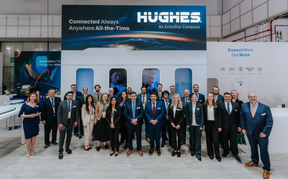 HughesConnects's tweet image. Hughes is proud to help shape the future of inflight connectivity as a Ka-band MSP in @Airbus’ #HBCplus ecosystem.

At @aix_expo, we shared key milestones — LEO-ready solutions, Airbus catalogue integration, &amp;amp; a flexible, multi-orbit roadmap.

#LEO #InflightConnectivity #AIX2025