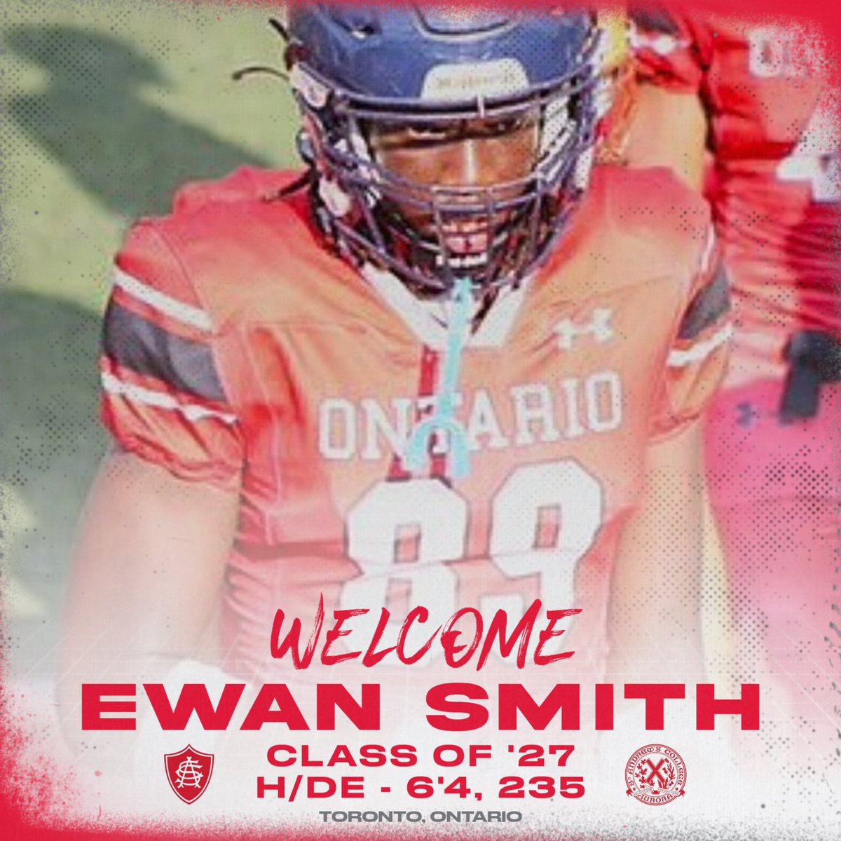 We are excited to welcome 6’4, 235 lbs DE/H Ewan Smith to the SAC Football Family!  Let’s work! ❌
#team126 
#bilaidir