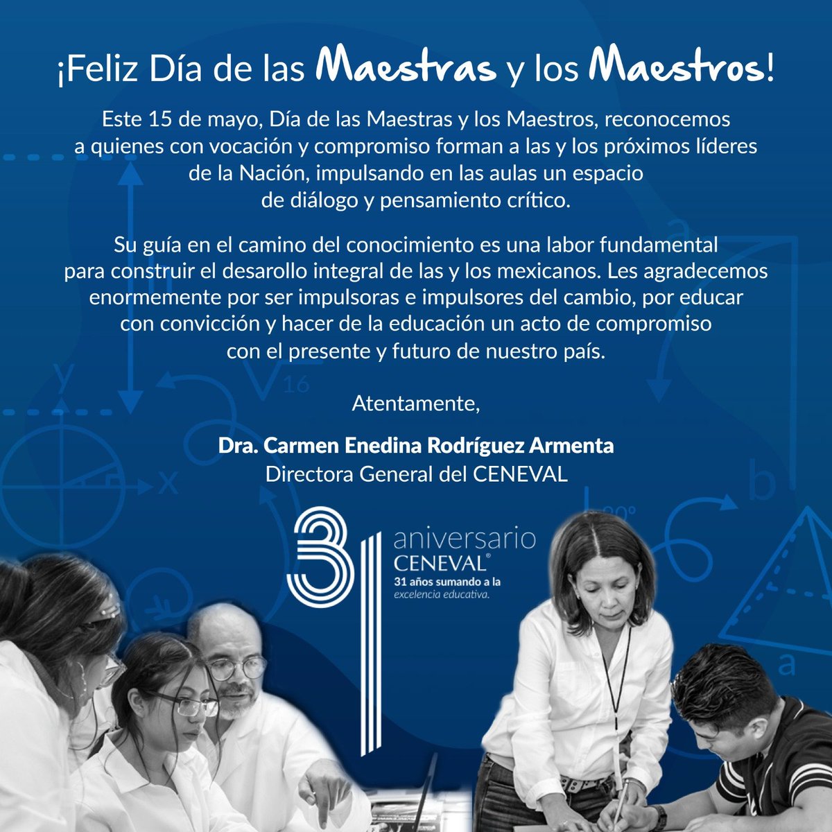 ¡Feliz Día a las Maestras y Maestros!