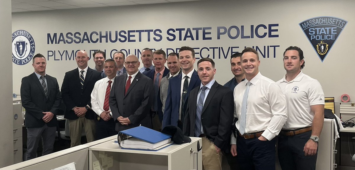 DA Tim Cruz (@plymouthctydao) on Twitter photo To mark National Police Week, today we recognized and thanked members of our <a href="/MassStatePolice/">Massachusetts State Police</a> Detective Unit. Every day we are grateful to the brave men and women who put their lives on the line to protect and serve our communities. To mark National Police Week, today we recognized and thanked members of our <a href="/MassStatePolice/">Massachusetts State Police</a> Detective Unit. Every day we are grateful to the brave men and women who put their lives on the line to protect and serve our communities.