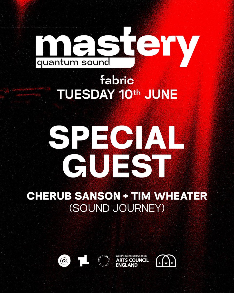 Quantum Sound is back at fabric for the last event of their 5 month residency!

For the final session, we’re joined by a very special guest and a familiar face in EC1, presenting an ambient live set.

See you on the floor x
.
#ambient #fabriclondon #soundmeditation