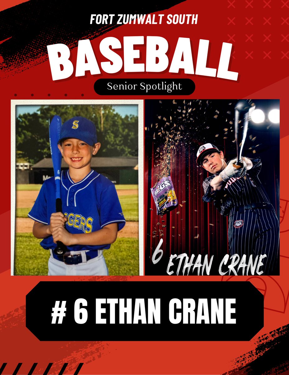 SENIOR SPOTLIGHT ETHAN CRANE! We are all are so proud of you ETHAN! <a href="/FZSBaseball/">FZS Baseball</a>