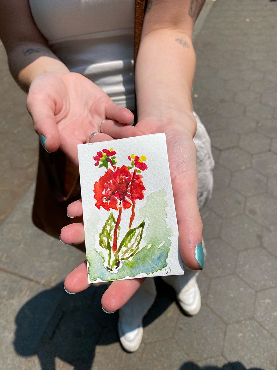 Watercolor Workshop Today in Washington Square Park! - mailchi.mp/bcc789453fed/w…