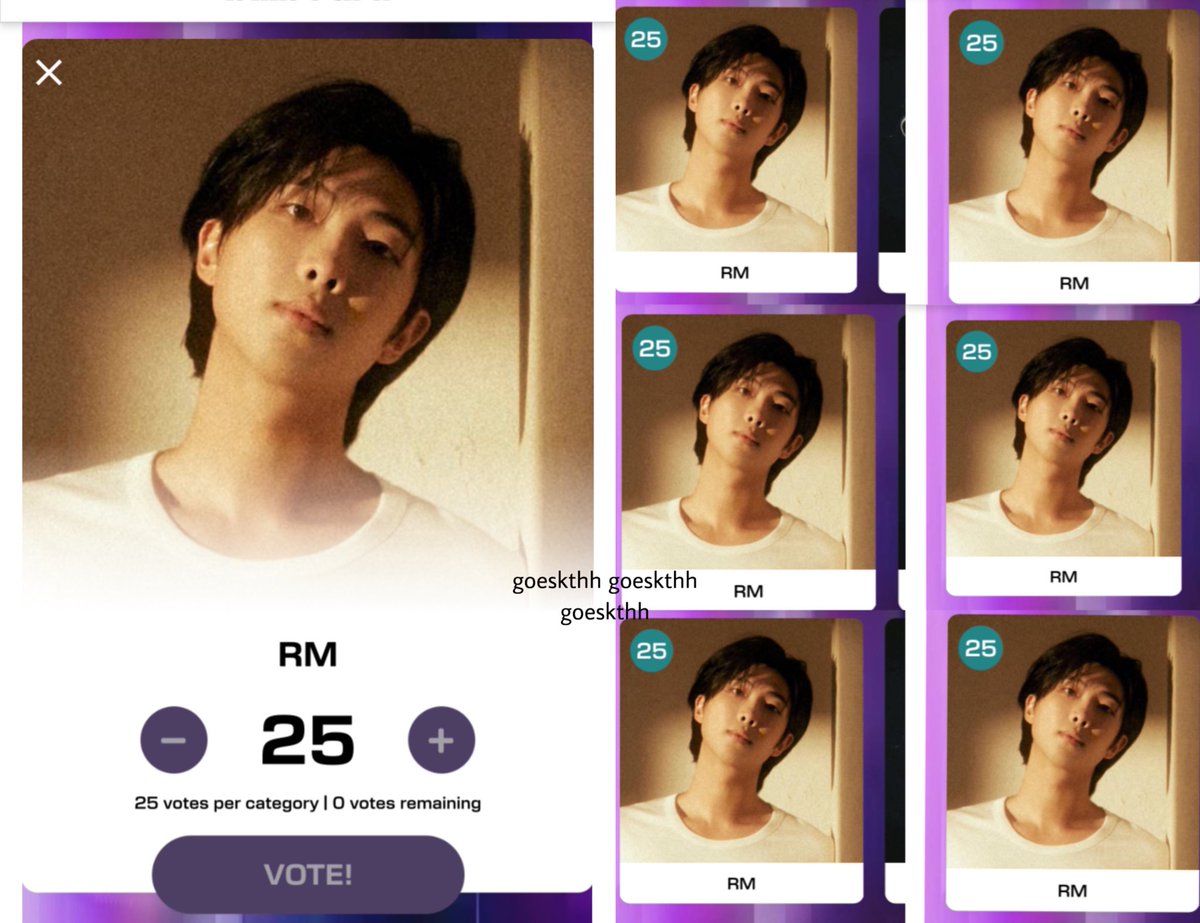 goeskthh's tweet photo. 🚨 DIFUNDAN.
Estamos en las ÚLTIMAS HORAS para votar en los AMAs. ¿Ya dejaron sus votos por Namjoon en la web? 👀
🖇️https://t.co/LjTZTj6uen
AMA TAKEOVER FOR RM
VOTE FOR RM ON AMAS 2025
#VoteForRMonAMAs https://t.co/et4K2bsLtJ