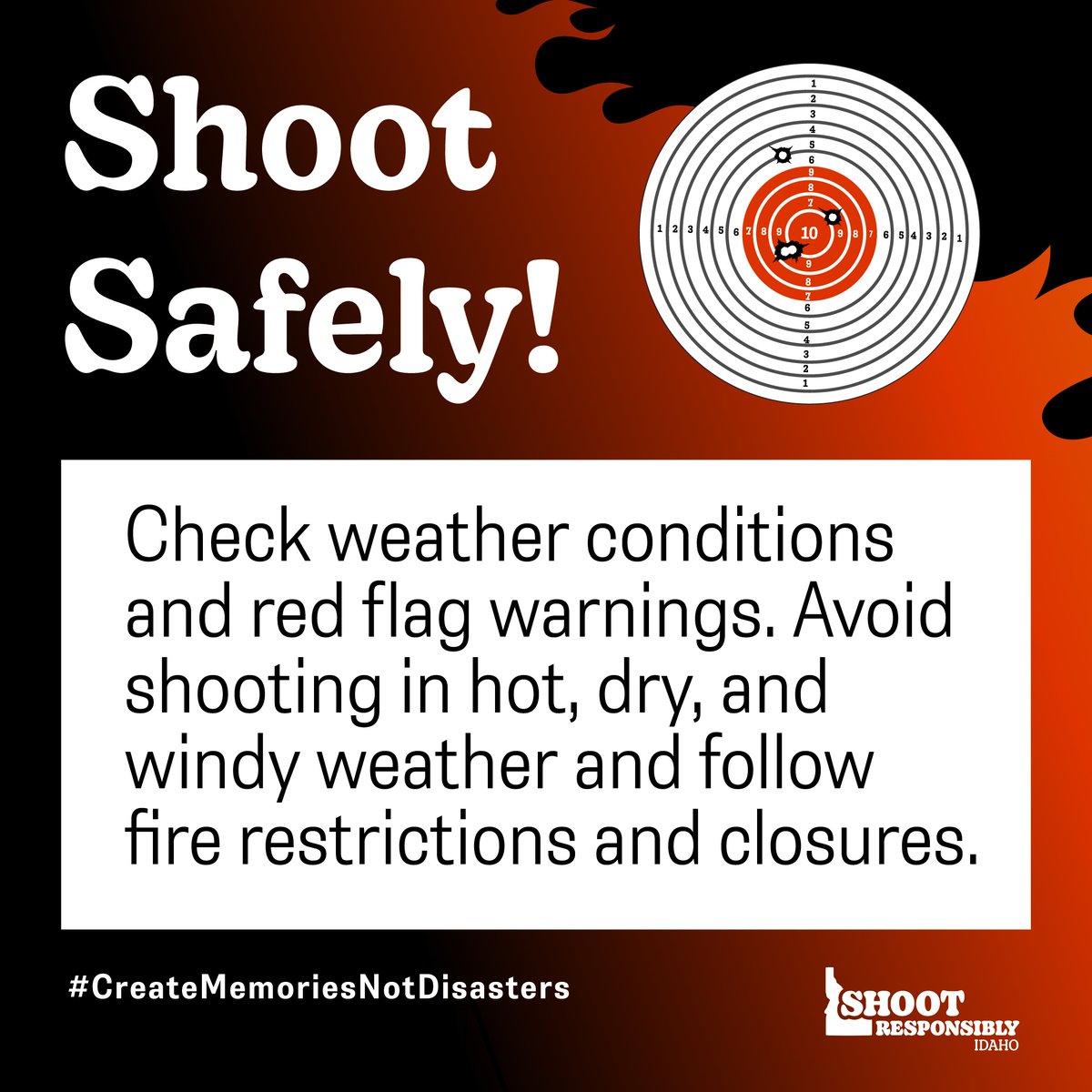 If you practice target shooting outside, be sure to use responsible shooting habits to prevent wildfires. Understand the potential consequences of the activities in fire-prone environments Learn more here nssf.it/wildfirepreven…