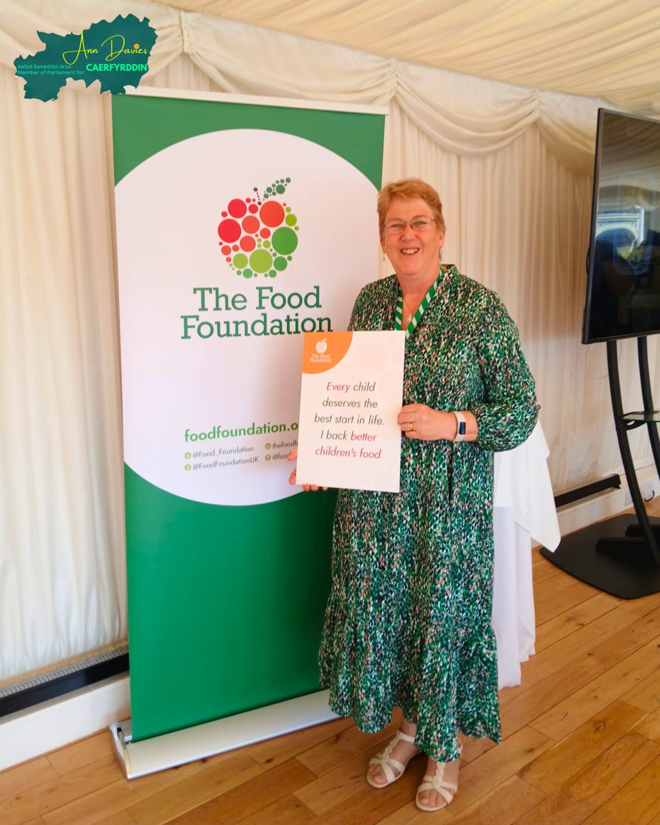 Ann Davies AS / MP (@annbremenda) on Twitter photo 🌱 Good nutrition in early childhood is vital for development – every child deserves a healthy start.
🥦 Dylai pob plentyn gael y cyfle i ffynnu o’r cychwyn cyntaf!
🍎 Diolch <a href="/Food_Foundation/">The Food Foundation</a> for highlighting the barriers and support needed to tackle inequality. 🌱 Good nutrition in early childhood is vital for development – every child deserves a healthy start.
🥦 Dylai pob plentyn gael y cyfle i ffynnu o’r cychwyn cyntaf!
🍎 Diolch <a href="/Food_Foundation/">The Food Foundation</a> for highlighting the barriers and support needed to tackle inequality.