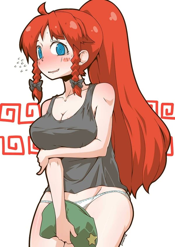 #5月15日は美鈴の日
目の色が青かったり赤かったり…適当に描いてんなぁ。