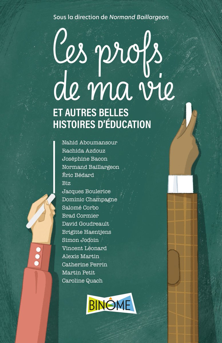 La Fondation souligne la parution de Ces profs de ma vie : et autres belles histoires d’éducation, sous la direction de <a href="/nb58/">Normand Baillargeon</a>. Un ouvrage qui rappelle à quel point l’école et les enseignants peuvent changer des trajectoires. Merci pour ce récit collectif à découvrir. 🩵