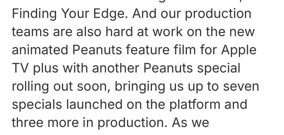 leefaoutofit's tweet photo. NEW PEANUTS SPECIAL SOON 🕺 https://t.co/4Twx3Lj93M