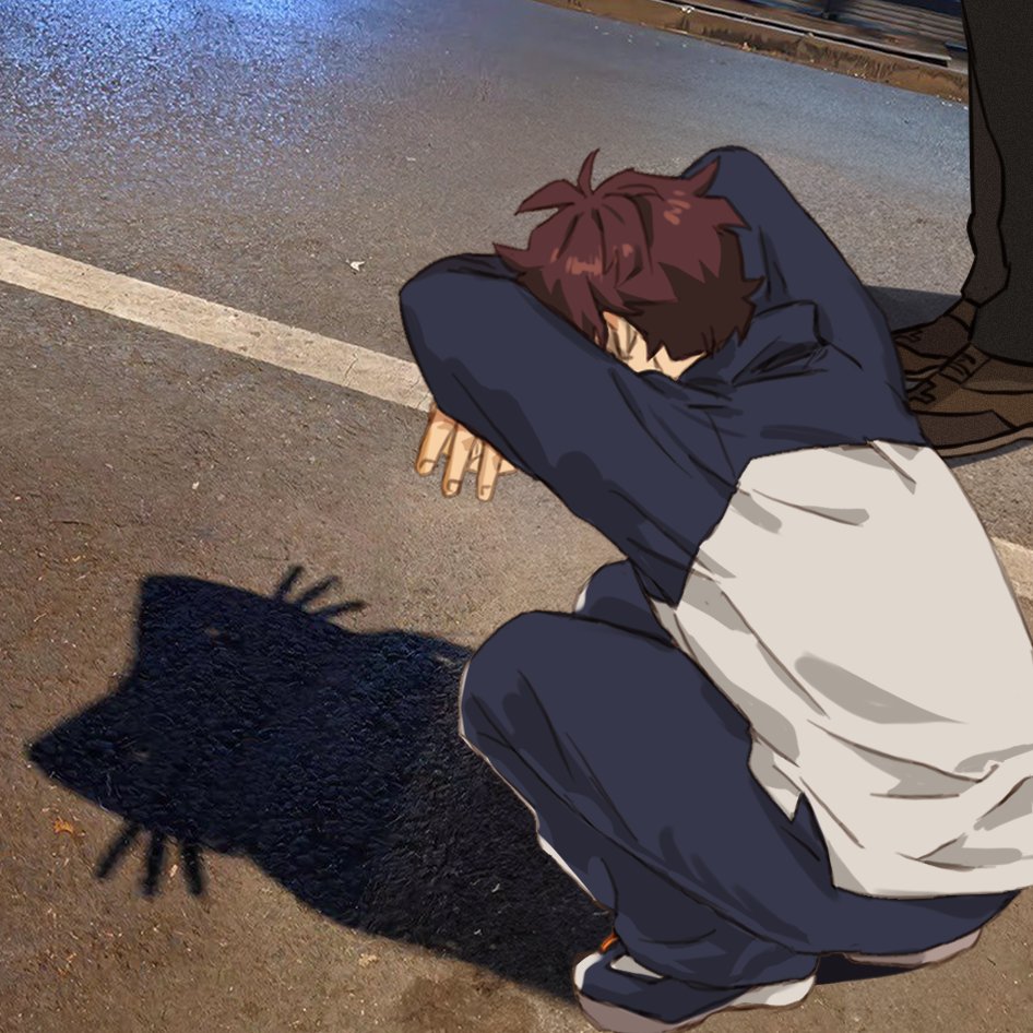 고양이 그림자🐱🐱