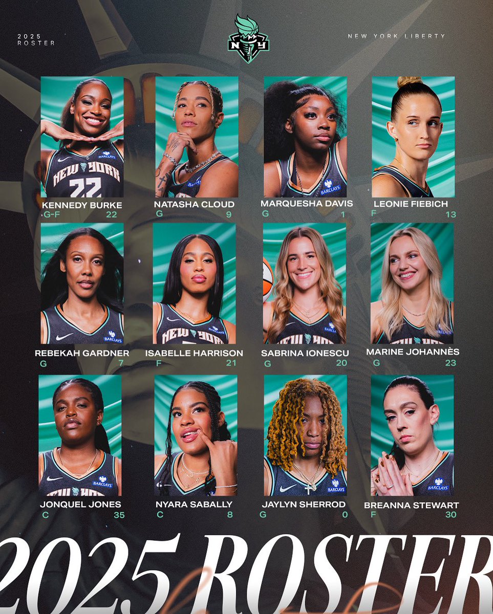 The 2025 roster is SET. ✅

#SEAFOAMSZN | #LIGHTITUPNYL🗽