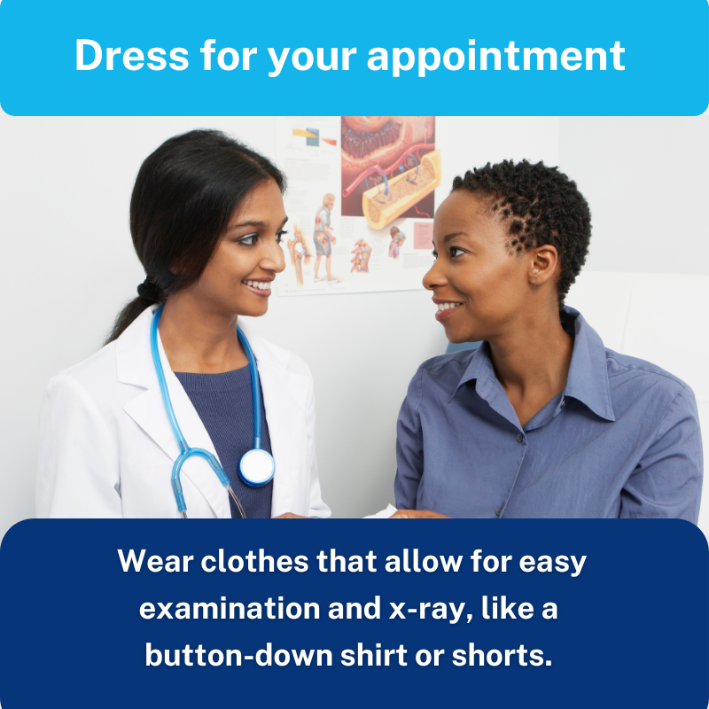 CaryOrtho's tweet photo. How should you prepare for your orthopaedic appointment? Follow these helpful tips! Learn more about preparing for your appointment here: https://t.co/lVC2mplNkJ

#Orthopedics #OrthoAppointment #CaryOrtho https://t.co/rmQzvP0EkJ