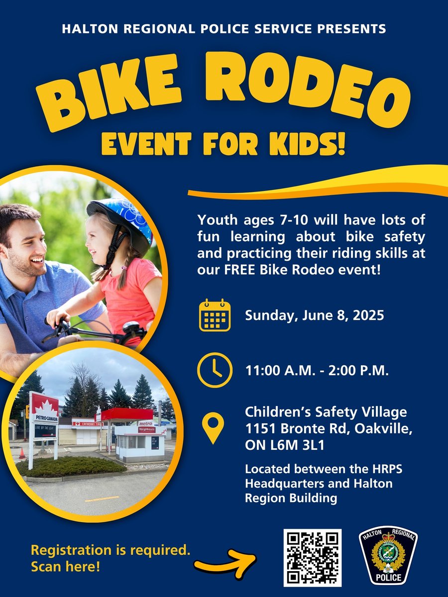 🚲 Register your child for our FREE Bike Rodeo coming up on Sunday, June 8!

Our Children’s Safety Village is the perfect place for them to:

✔️ Learn about bike safety
✔️ Practice their riding skills
✔️ Have a ton of fun!

Register here: bit.ly/4kopuE0