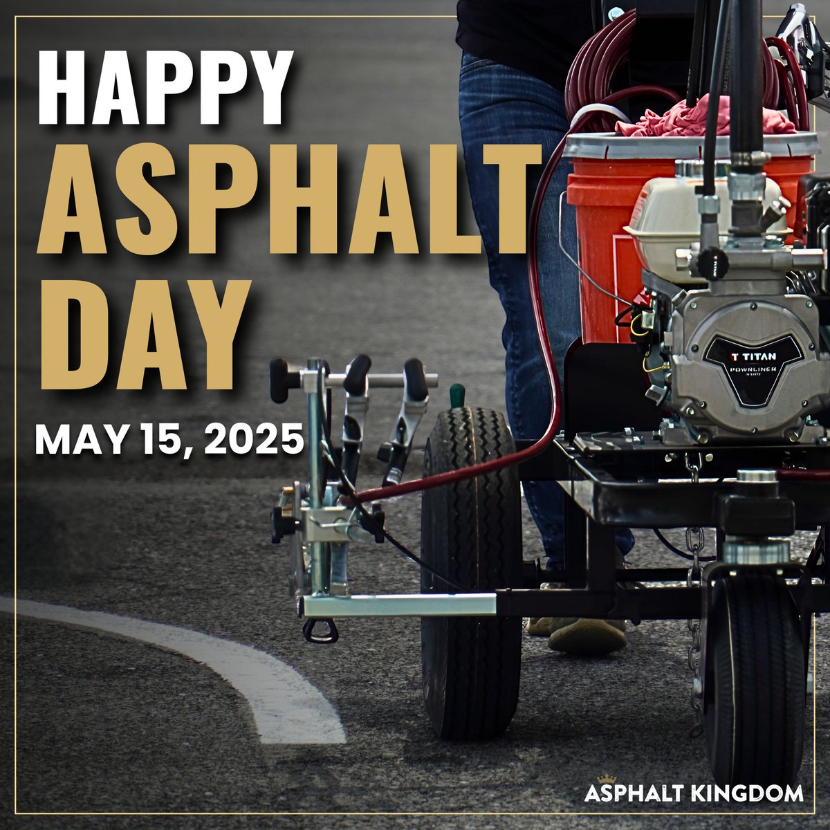 Today, we celebrate the pros who grind in the heat, hustle through the season, and pave the way—literally.

Your work doesn’t just fill cracks—it fuels opportunity. And we’re proud to be in your corner 🔥

Happy National Asphalt Day! 🎉

#asphaltkingdom #asphaltday #asphaltlife
