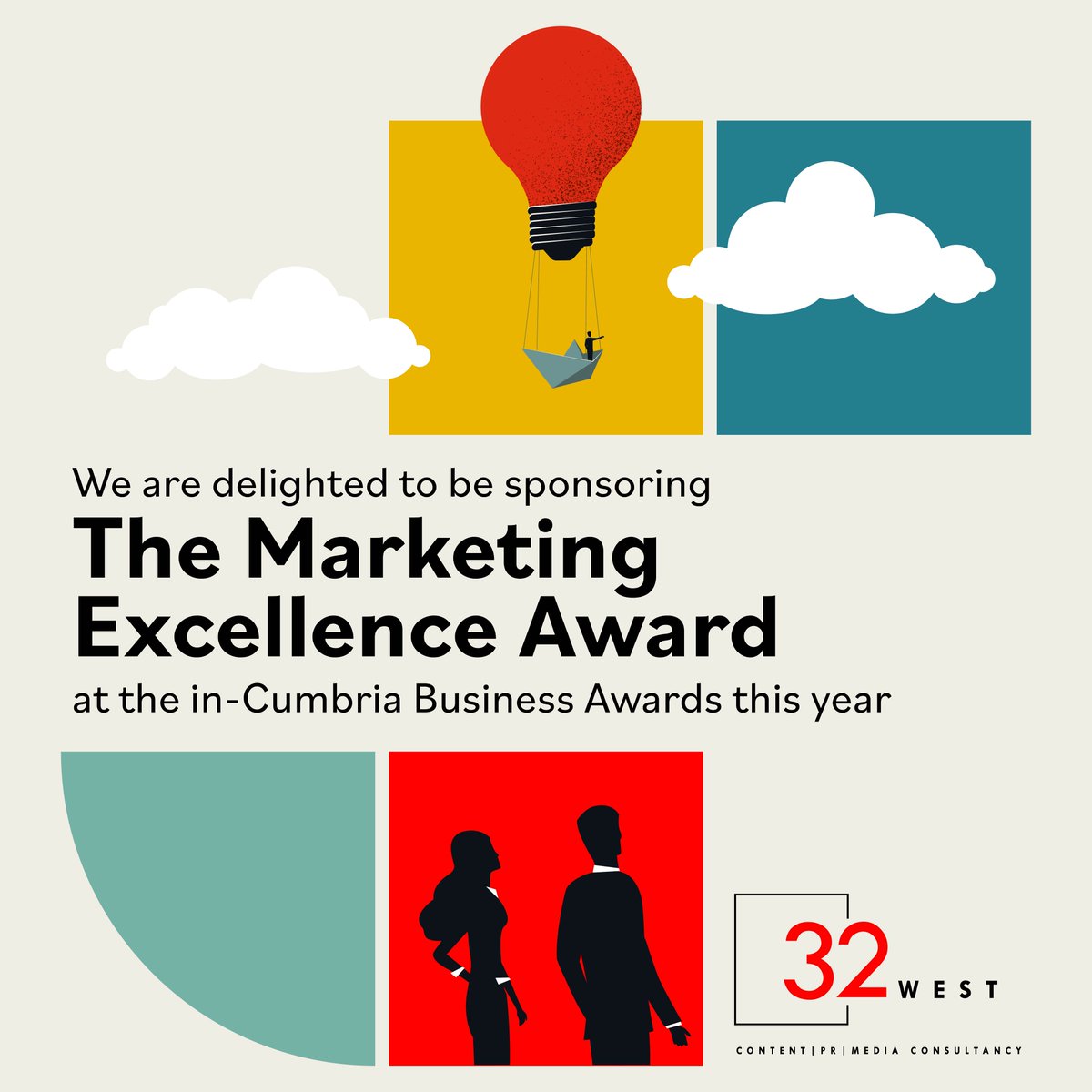 32WestLtd's tweet photo. 32West are delighted to be sponsoring the Marketing Excellence Award once again at the In-Cumbria Business Awards this year.🏆

To read more about the in-Cumbria Business Awards follow this link 👉 https://t.co/fhcYJXVedi

#32West #inCumbria #CumbriaBusiness https://t.co/n7opy869SF