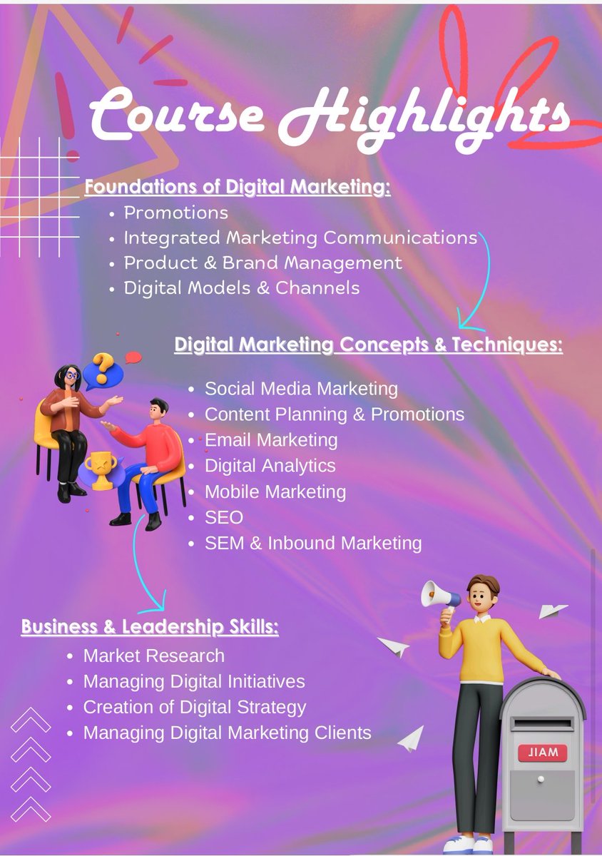 AmanSingh20102's tweet photo. Want to learn Digital Marketing Course Enroll in this course you will learn.
1.Advanced Social Media Tools.
2.Master the process Organically Driving Traffic On Website.
3.Create a Viral Mobile Marketing Campaign and Many More. Discounts Up to 65% off
https://t.co/u0l8WNF7kc https://t.co/Go70tressz