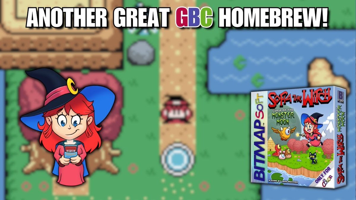 🪄Let's add Sofia the Witch to the ever growing list of #GameBoyColor homebrews that have impressed me this year.

Developer: <a href="/jakemacher/">Jake Macher</a> 
Physical copies available from <a href="/BitmapSoft/">BitmapSoft</a> 

Check out my full review of this witchy adventure! 👇

📺WATCH: youtu.be/OzQEk3vLqVs