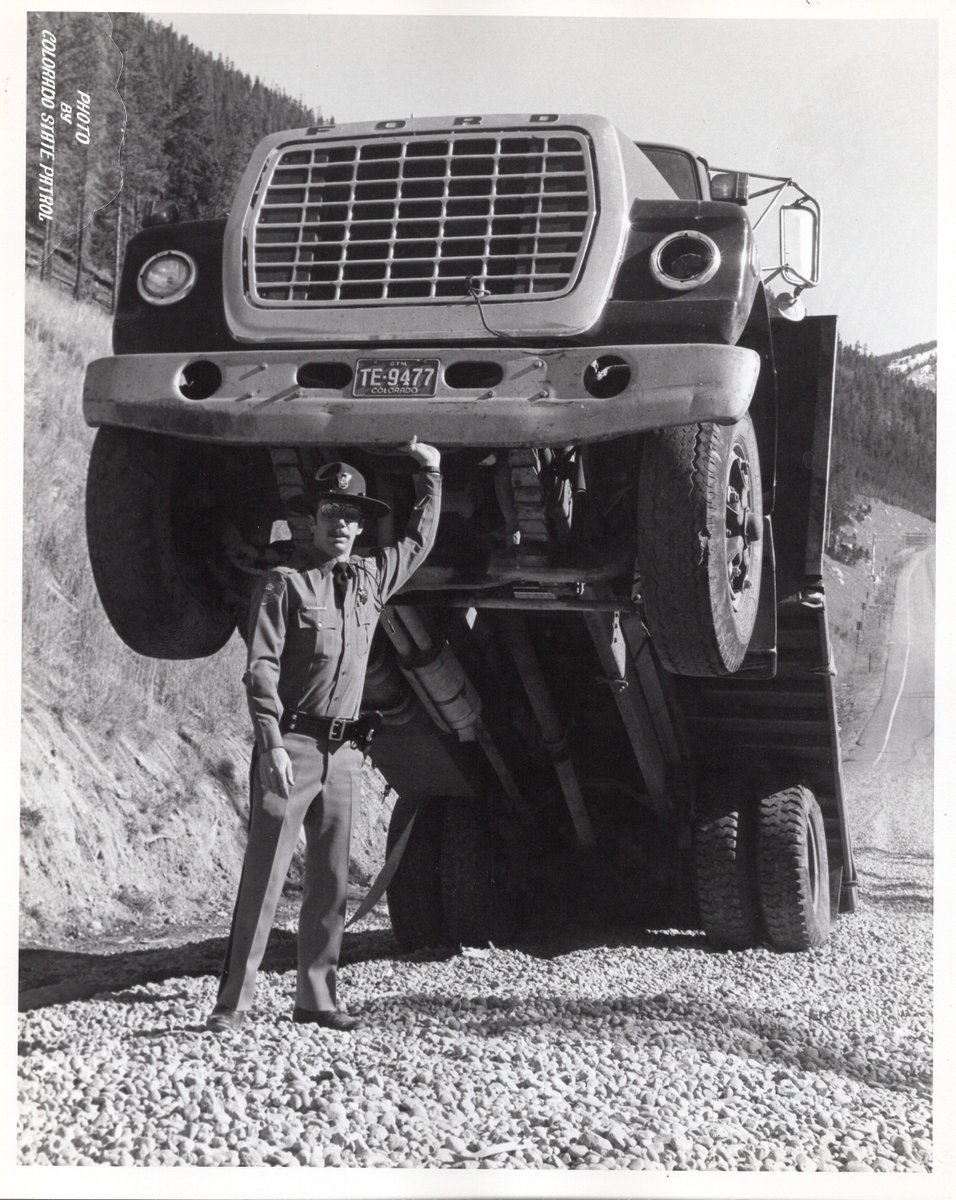 CSP_News's tweet photo. Trooper McGinnis shows his strength on this runaway truck ramp. #90YearsStrong
#DecadesOfDedication https://t.co/eGDFrPtcfI