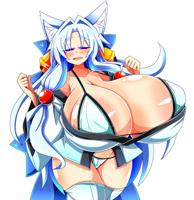 超どばるんイタコ姉さまのコッショリ立ち絵ができちゃった…! 