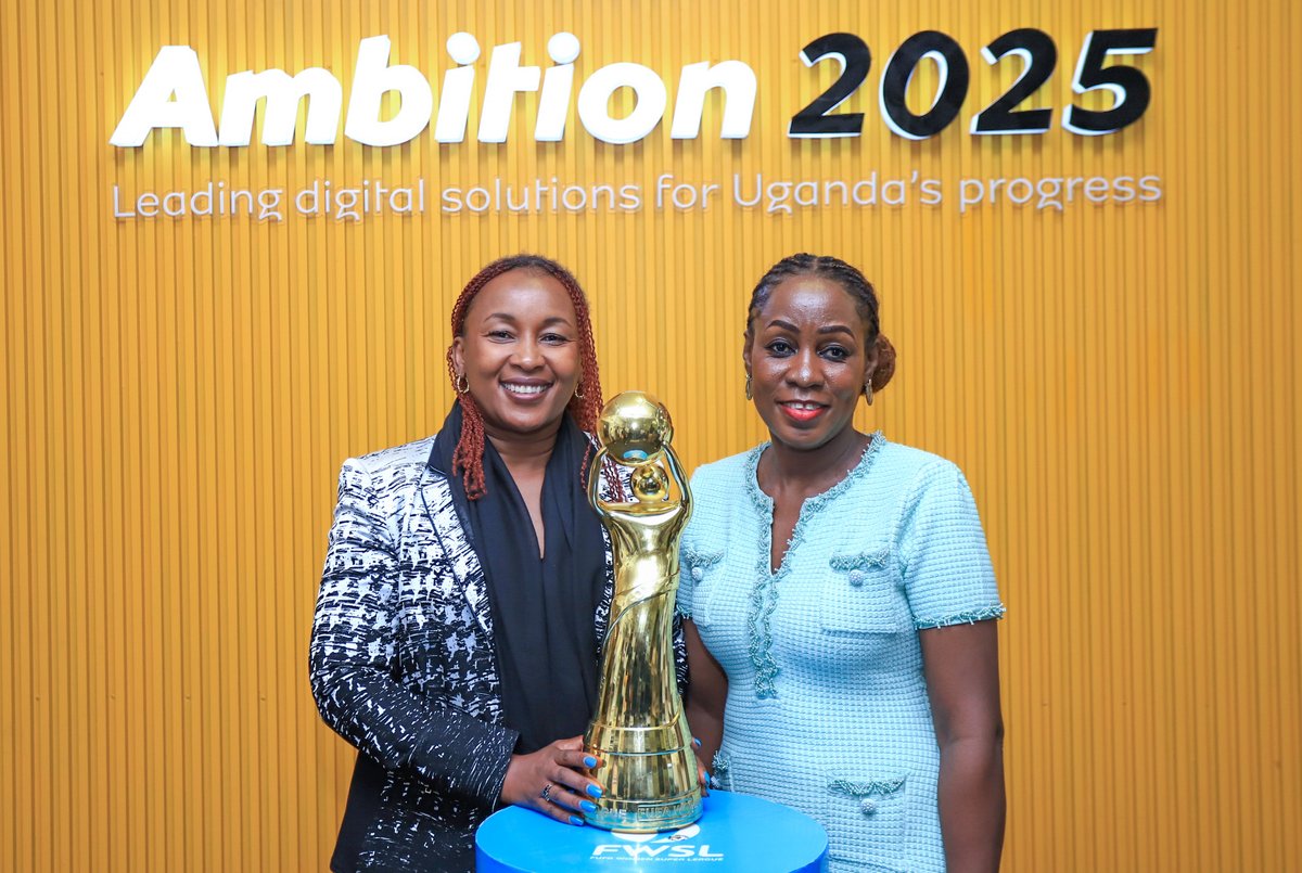 FUFA (@officialfufa) on Twitter photo .<a href="/mtnug/">MTN Uganda</a> CEO <a href="/sylmulinge/">Sylvia Mulinge M.B.S</a> an influential woman in the corporate world has today welcomed the new <a href="/FUFAWSL/">Finance Trust Bank FUFA Women Super League</a> trophy at her office - MTN Uganda headquarters in Kampala during the new trophy tour.
#ATrophyWithASoul I #FUFAWSL I #WomenFootballUG I #TogetherWeAreUnstoppable .<a href="/mtnug/">MTN Uganda</a> CEO <a href="/sylmulinge/">Sylvia Mulinge M.B.S</a> an influential woman in the corporate world has today welcomed the new <a href="/FUFAWSL/">Finance Trust Bank FUFA Women Super League</a> trophy at her office - MTN Uganda headquarters in Kampala during the new trophy tour.
#ATrophyWithASoul I #FUFAWSL I #WomenFootballUG I #TogetherWeAreUnstoppable