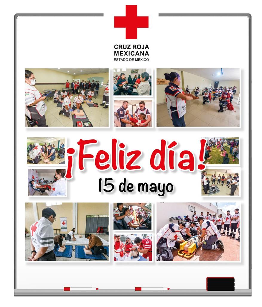CruzRoja_Edomex's tweet photo. Su participación en nuestra institución es muy valiosa. 

¡Feliz día!

#DíaDelMaestro y la maestra https://t.co/895rx5JJyz
