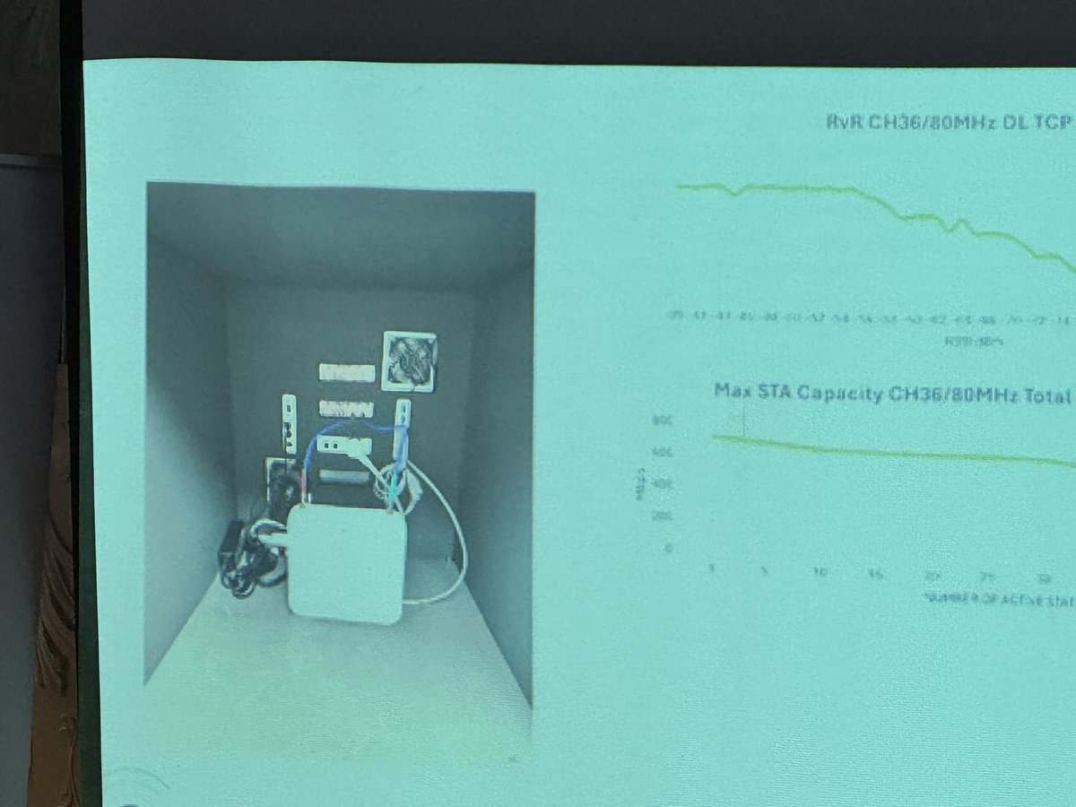 Wi-Co (@wicocommunity) on Twitter photo <a href="/FirasShaari/">Firas Shaari</a> from 802.11 Networks Corp showing RF chamber for AP testing and explaining how they test an access point.
#wicoPhilly #RFTesting <a href="/FirasShaari/">Firas Shaari</a> from 802.11 Networks Corp showing RF chamber for AP testing and explaining how they test an access point.
#wicoPhilly #RFTesting