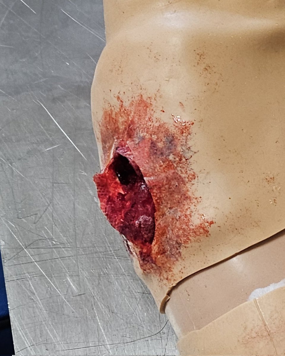 cazandal's tweet photo. ATLS @CHFTNHS  @ChftmedicalE Learning Centre today,  resus team asked if I could help out with some trauma limbs, to allow candidates to pack the wounds. Great feedback from the team,  facuty &amp; candidates. #HappySimTech #SimulationRocks #SimTechsRocks https://t.co/AFKYcbiteE
