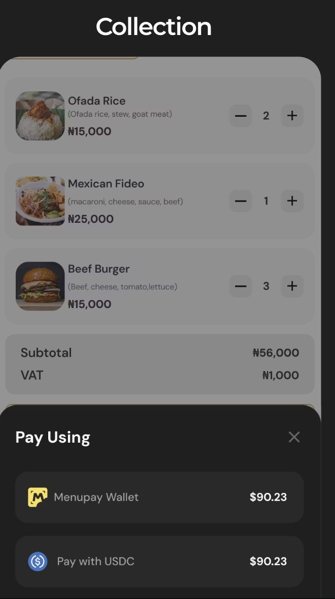 _Menulla's tweet photo. Stablecoin Collections:
Problem: Cash leakages and theft are hard to trace
Menupay solution: Customers pay directly on the order page using the Menupay wallet or USDC https://t.co/0OwD1NvGAn