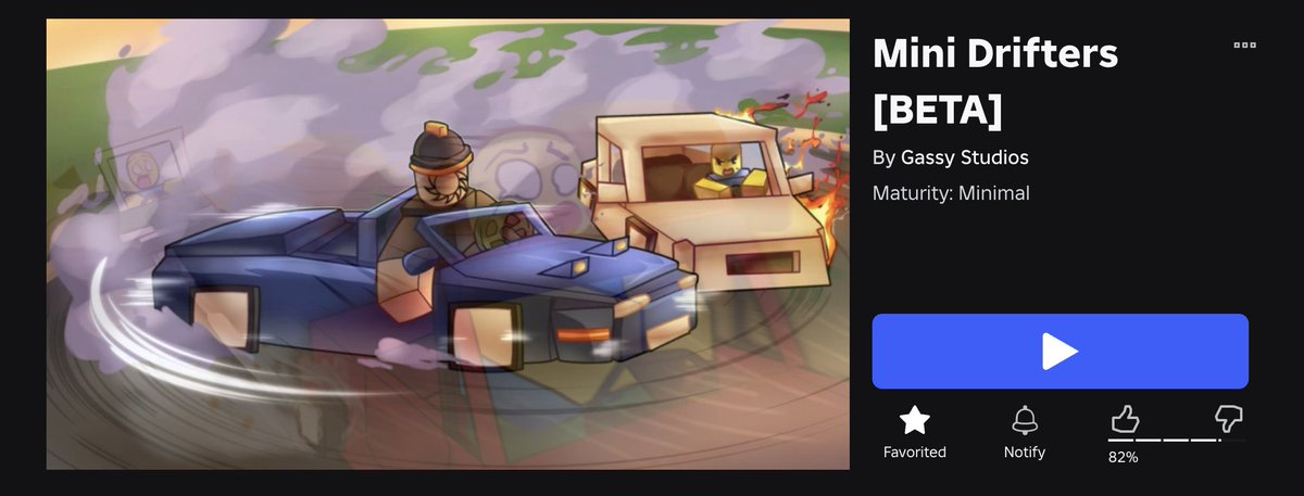 SFZ4Network's tweet photo. Mini Drifters Full Release This Summer!!!!
#roblox #RobloxDev #robloxgame https://t.co/c1hGIETg6P