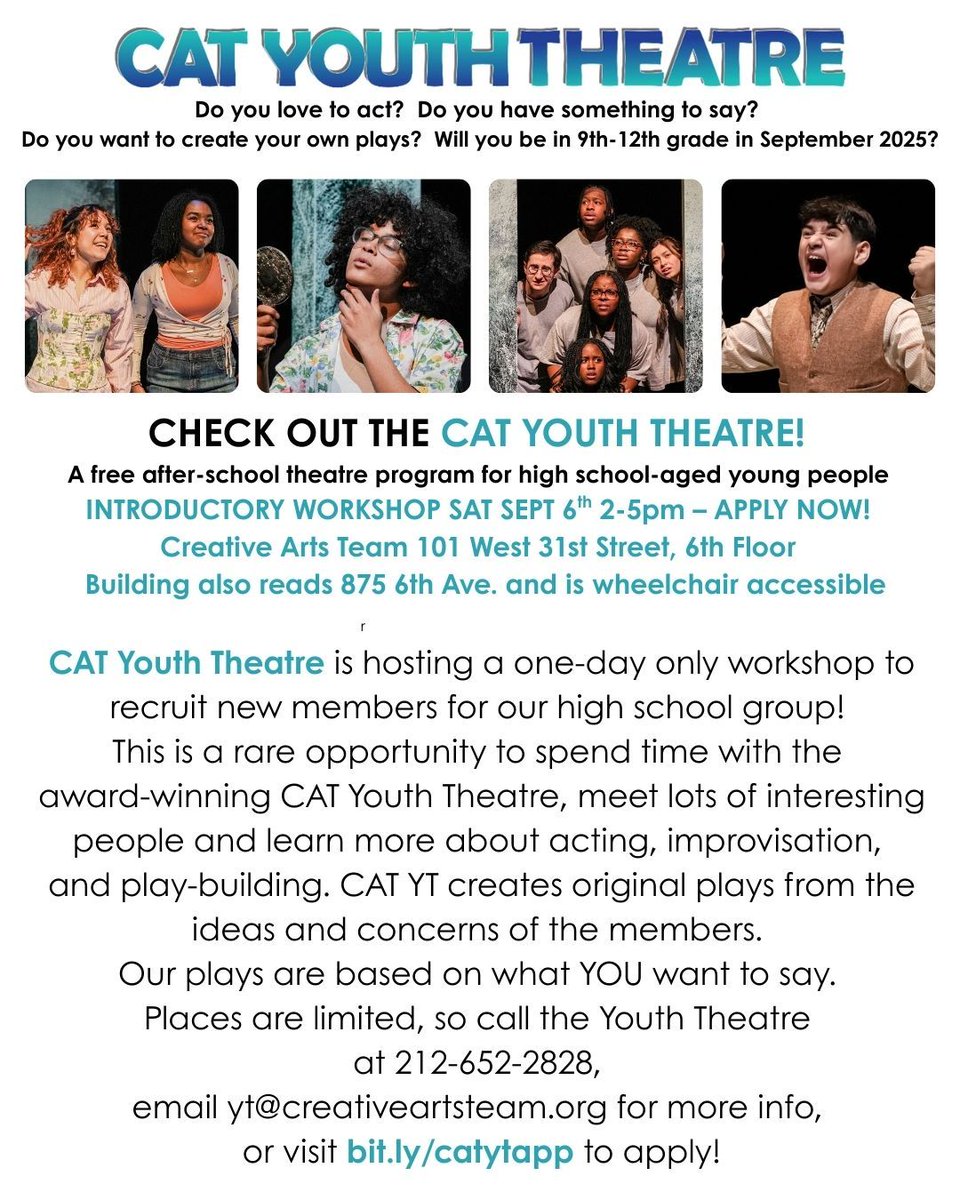 CUNY Creative Arts Team tweet media