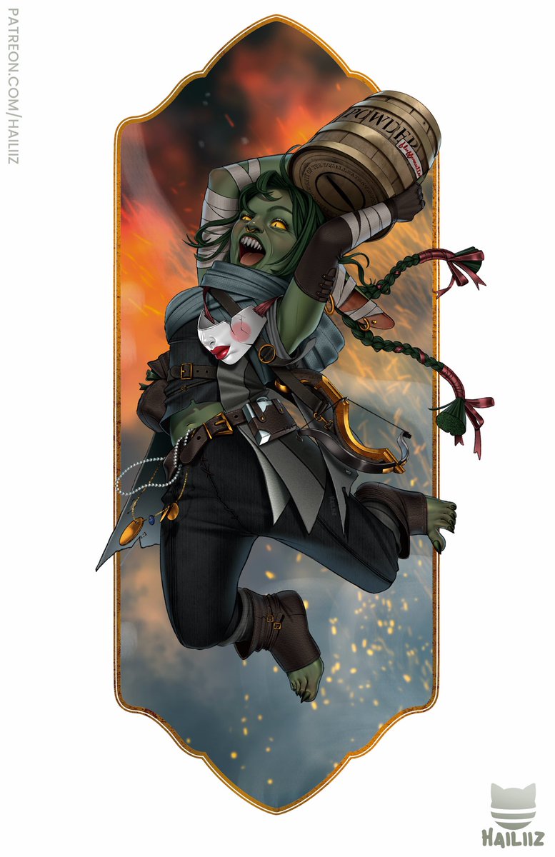 “FLUFFFERNUUTTTEEER” 

Nott the Brave | Critical Role fan art for my ongoing PC project!