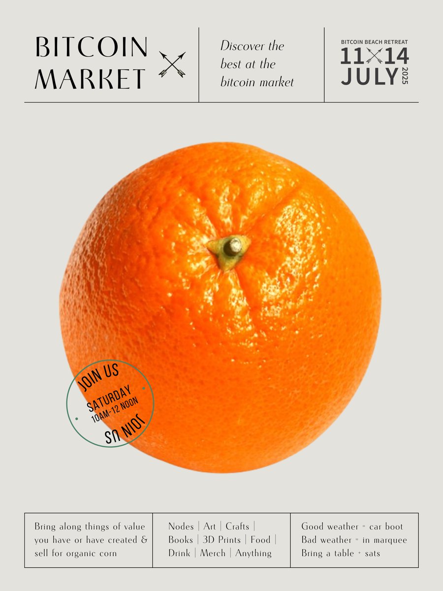 Campers, bring your sats ⚡️ to the Bitcoin Market where you can buy anything from the <a href="/bitcoinbackups/">SX6</a> store + Jades, Foundation Passport Cores and Primes without revealing your address 🥸