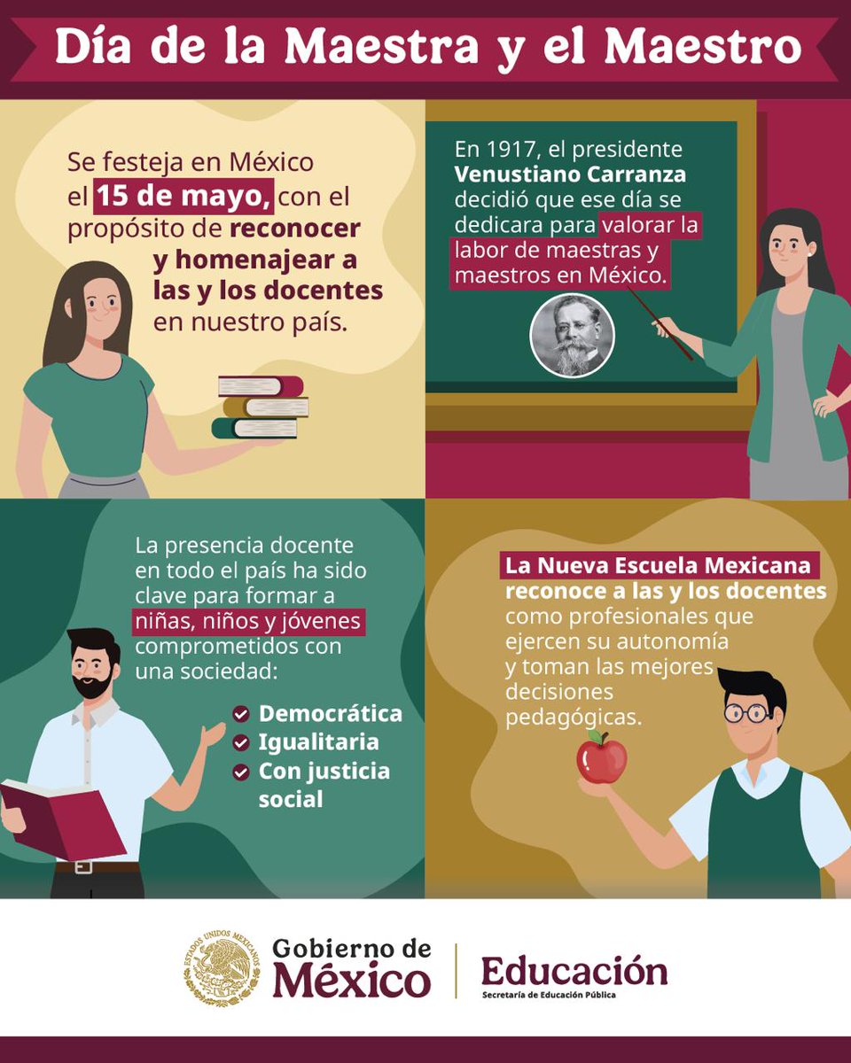 TESSFP_Edomex's tweet image. ¡Feliz Día de la Maestra y del Maestro! 👩‍🏫👨‍🏫
Gracias por su pasión, entrega y compromiso con la formación de nuevas generaciones en el TESSFP.
¡Su labor transforma vidas! 💙📚
#DíaDelMaestro #OrgulloTESSFP #GraciasMaestros