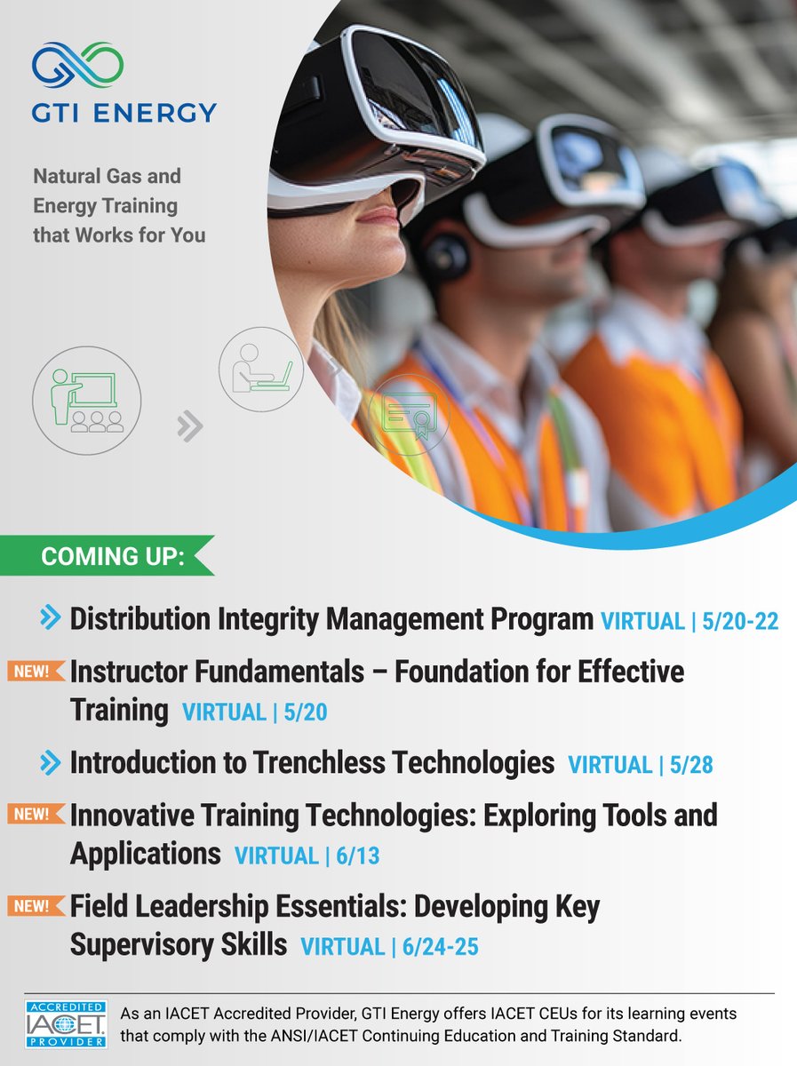 GTIeducation's tweet image. Our training programs can elevate every aspect of your utility career, from leadership and safety to field innovation using the latest technology.
📚 Ready to learn and save? Use code TAKE15_2025 for 15% off! Explore upcoming courses: linkedin.com/posts/gti-trai…