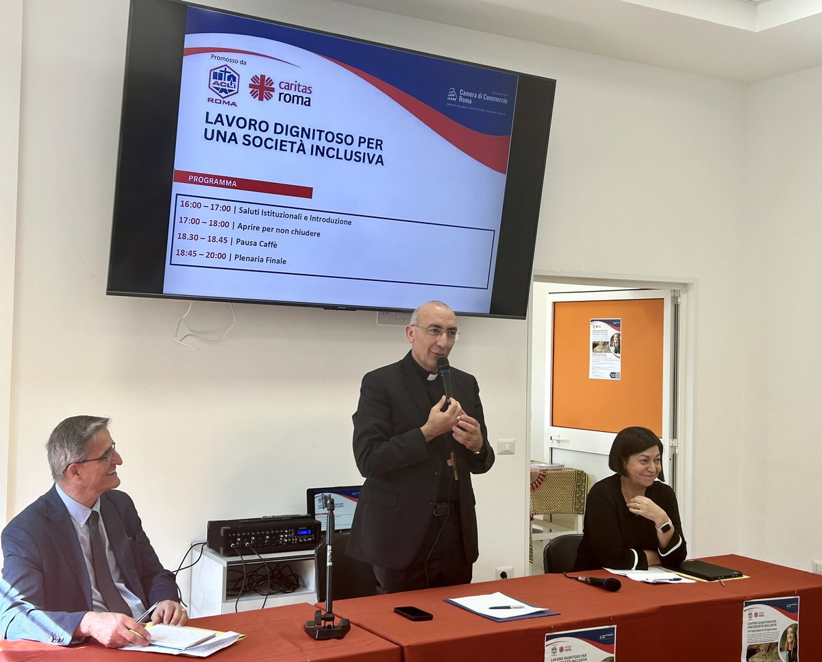 ACLI di Roma aps (@acli_roma) on Twitter photo Card. Baldassare #Reina <a href="/diocesidiroma/">Diocesi di Roma</a> “Sono davvero felice di questa collaborazione tra ACLI Roma e Caritas Roma perché è segno concreto di una Chiesa che cammina insieme per affrontare problematiche sociali e per impegnarsi per la dignità di ogni persona umana”. Card. Baldassare #Reina <a href="/diocesidiroma/">Diocesi di Roma</a> “Sono davvero felice di questa collaborazione tra ACLI Roma e Caritas Roma perché è segno concreto di una Chiesa che cammina insieme per affrontare problematiche sociali e per impegnarsi per la dignità di ogni persona umana”.