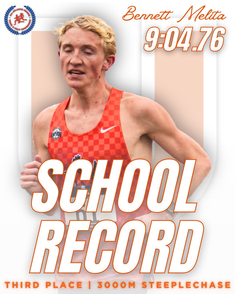 Utica_Pioneers's tweet photo. Another milestone mark for Mr. Melita 📈📈📈

The Pioneers’ stellar sophomore notched another school record time during yesterday’s AARTFC 3000m steeplechase event, breaking his own program-best time with a 9:04.76 to get third place 💪💨

#FearTheMoose #GoPioneers #AARTFC https://t.co/ev5SpO4KZc