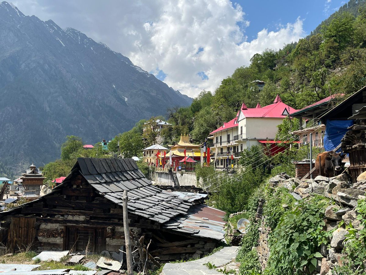 KinnaurSpiti's tweet photo. Bhaba Valley remains largely overlooked by travellers, as it lies off the well-trodden Shimla-Spiti-Manali route. From Wangtu, a solitary bridge spanning the Sutlej River connects this verdant valley to the rest of the world. #HimachalPradesh https://t.co/HlgcKAGjfG