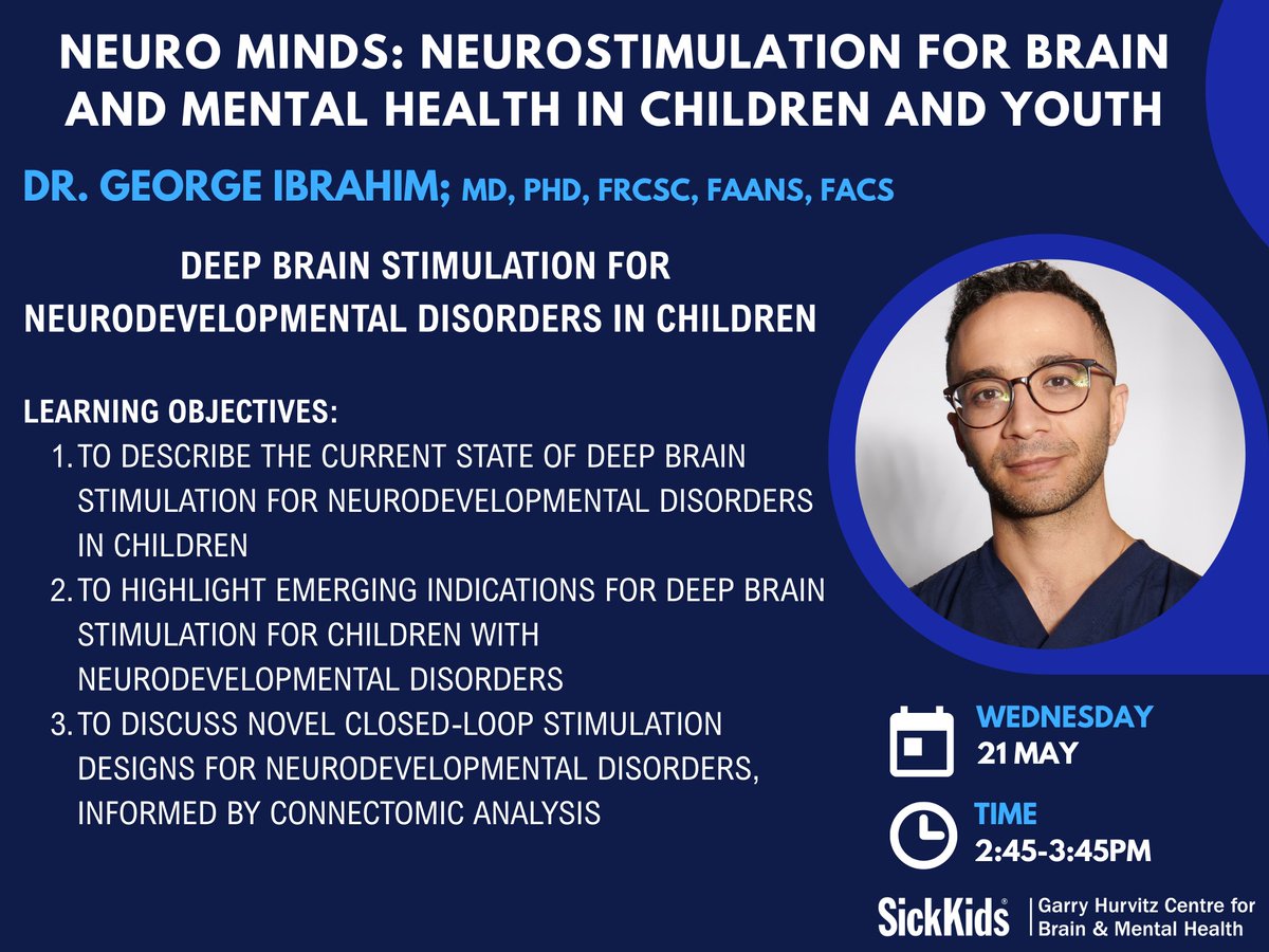 The GH-CBMH Annual Conference is less than a week away ‼️This week we would like to highlight one of our speakers, Dr. George Ibrahim 🗣️

📢Register Now: cvent.me/A1g3GW