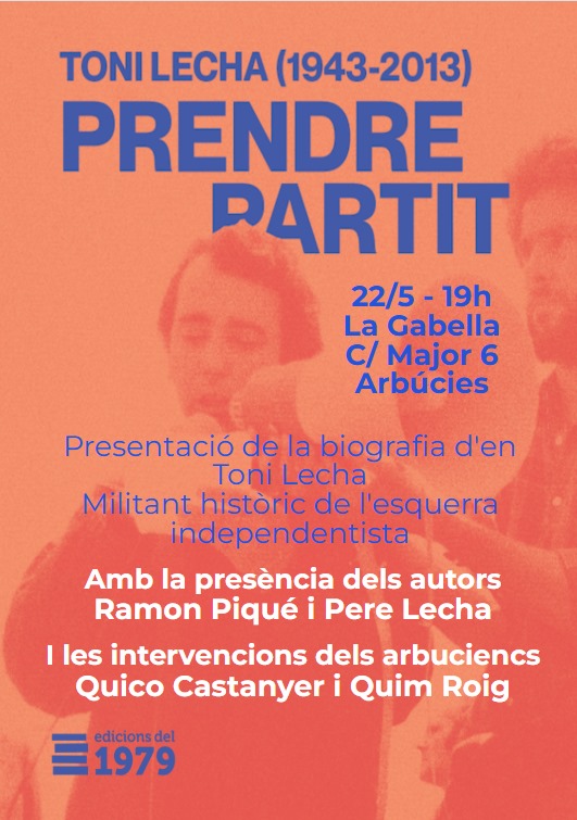 plecha71's tweet photo. En @rpiqueh i jo contents d'anar el 22/5 #Arbúcies a presentar la biografia d'en #ToniLecha

Acompanyats d'en @emgiro i @QuicoCastanyer

@edicionsdel1979 @CasalsiAteneus @CdmmmEi @EstudisUP @cuparbucies @CupViladrau @arbucies @danicornella @CUPNordOriental @PobleLliure_NOr https://t.co/if4n70ux7B
