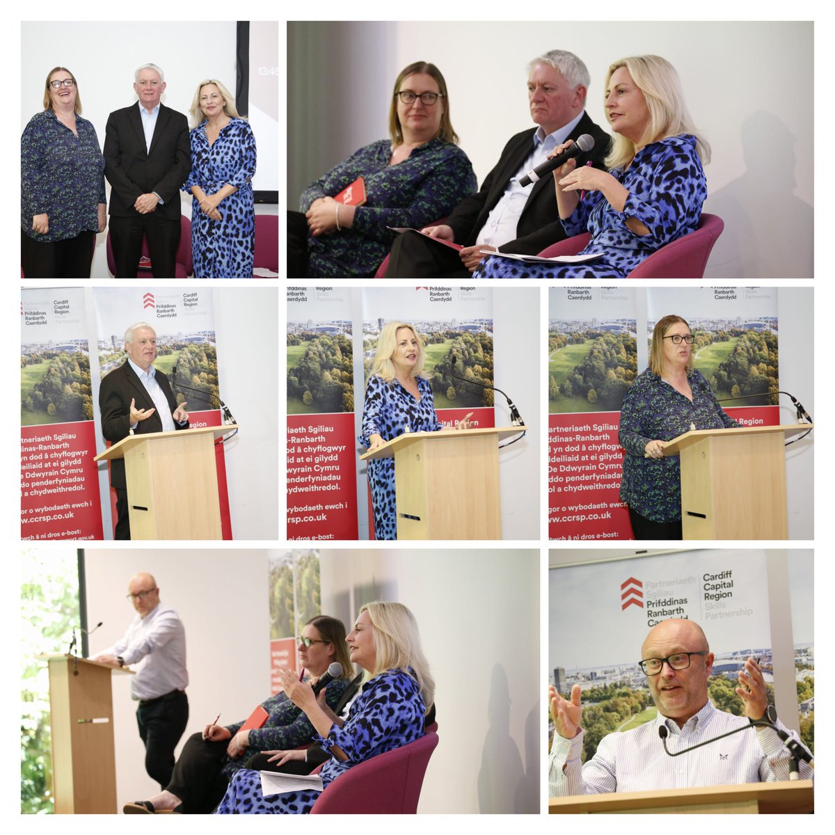 This afternoon’s CCRSP conference session explored skills solutions across sectors.

Viv Buckley (FE), Huw Swayne (HE) &amp; LisaMytton (WBL) shared insights on building a future-ready workforce.

#GreenGrowthCCRSP25 #SustainableSkillsCCRSP
