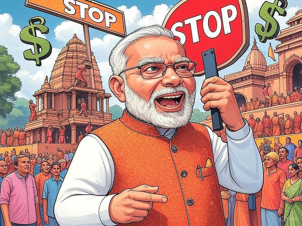 dotalihassan's tweet image. Modi&apos;s foreign policy in shambles? Hosted Trump&apos;s mega rally, spent crores, slashed tariffs, even paused conflicts for him. Bhakts built his temple! Yet, Trump tells Apple CEO to ditch India investments. This is the &quot;MEGA&quot; partnership? 🤔 #ModiForeignPolicy #TrumpTariffs