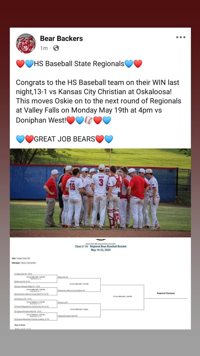 jillguilfoyle's tweet photo. Congrats Bears💙❤️⚾️💙❤️ https://t.co/zH3aOYeele
