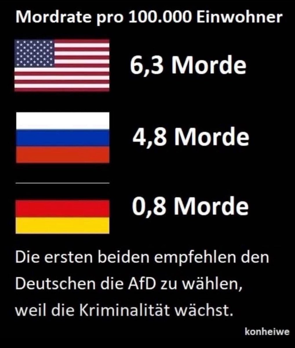 Es gibt keinen Grund, die AfD zu wählen🫵🏻