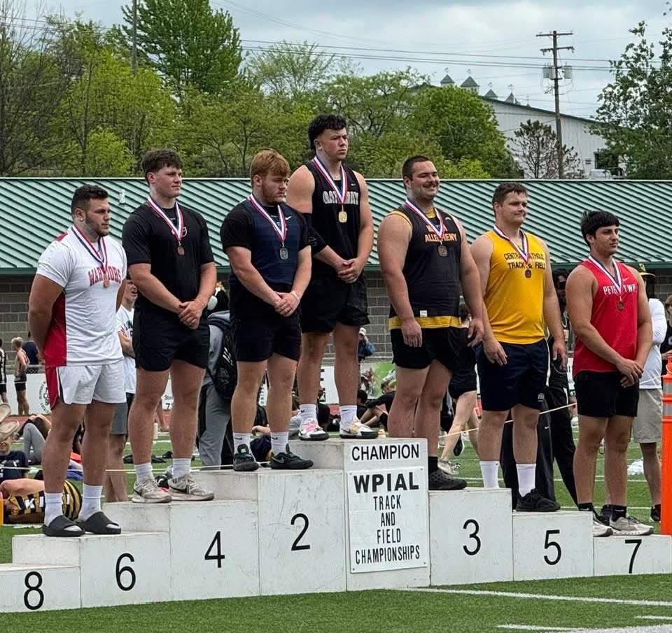 Big Congrats to Tyler Ondrusek!
Tyler placed 2nd at the WPIAL Championships in Shot Put with an incredible throw of 58.2 feet!
Now he’s headed to Shippensburg next Friday to compete in the PIAA State Championships!

Your hard work and dedication are paying off, Tyler. Let’s bring