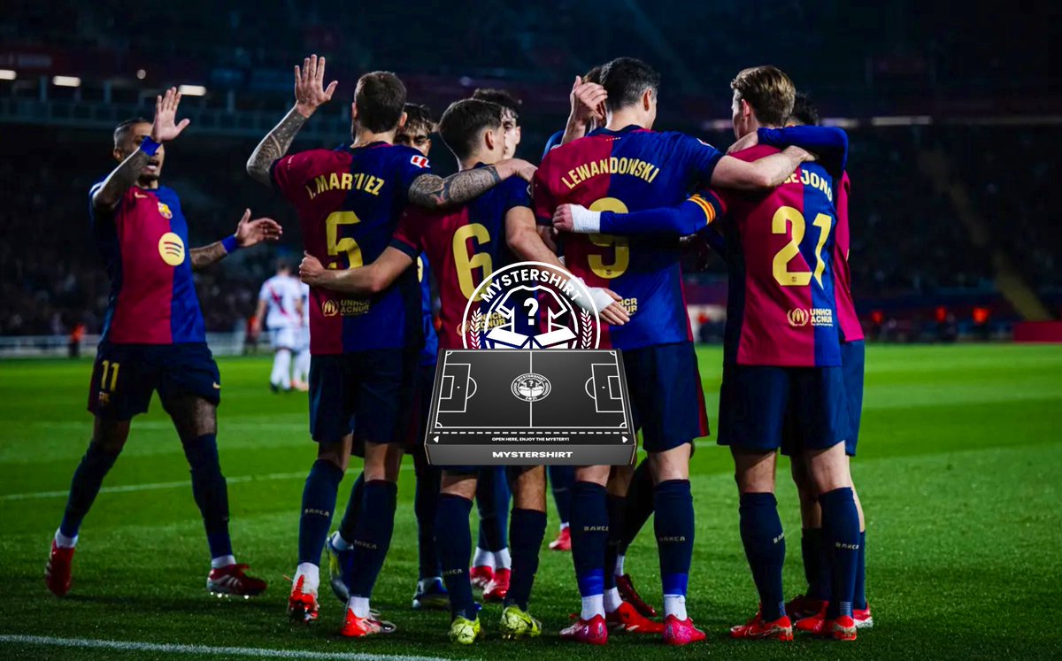Mystershirt's tweet image. 🚨 GIVEAWAY ALERT:

IF BARCELONA WINS LA LIGA TONIGHT WE WILL GIVE AWAY TWO (!) MYSTERSHIRT BOXES.

HOW TO ENTER:

— FOLLOW @mystershirt
— LIKE &amp;amp; RETWEET THIS POST

GOOD LUCK! 😁